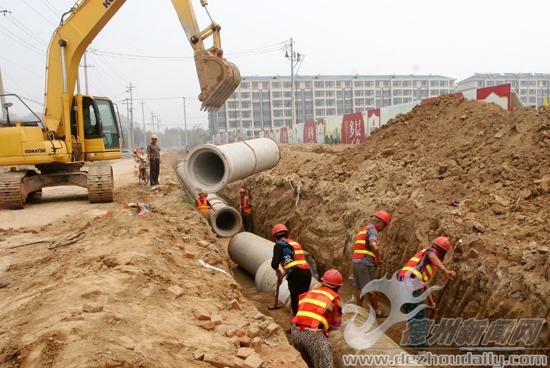 運河開發(fā)區(qū)建設局：聚源大道建設工程加速推進